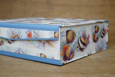 Schachtel Fische, handgemachte Box